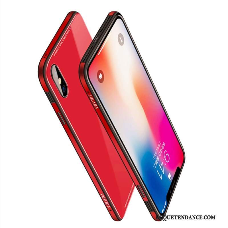 iPhone X Coque Nouveau Tout Compris Marque De Tendance Étui Rouge