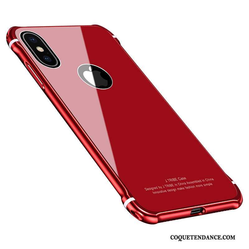 iPhone X Coque Étui Marque De Tendance Rouge Incassable Nouveau
