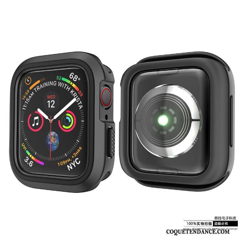 Apple Watch Series 1 Coque Fluide Doux Créatif Protection Noir