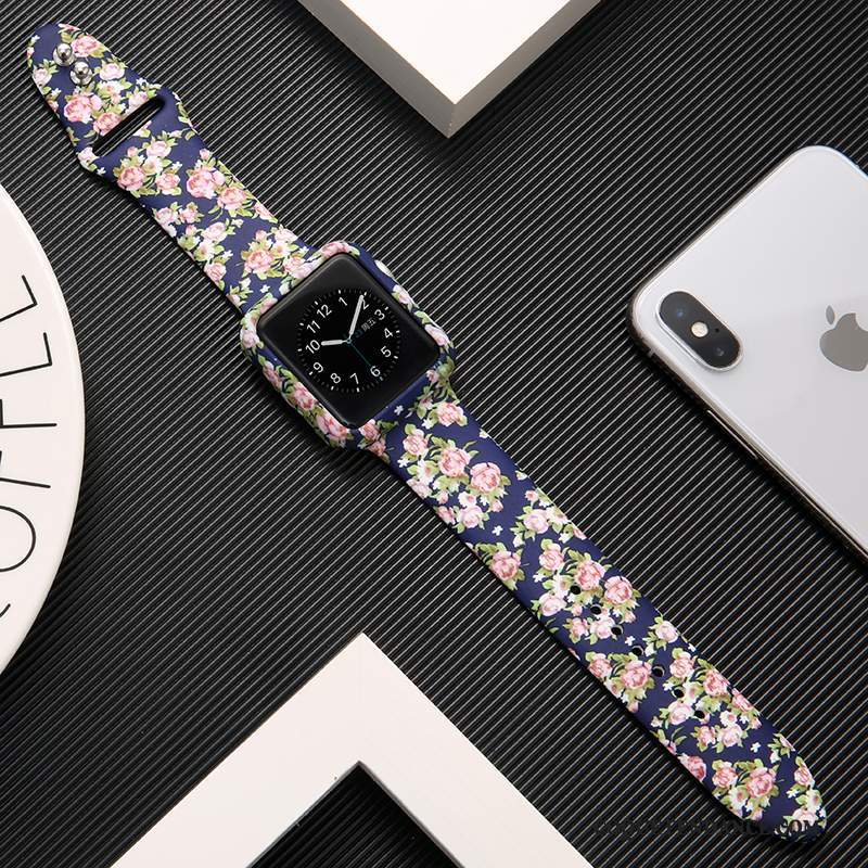 Apple Watch Series 1 Coque Rose Protection Tout Compris Créatif