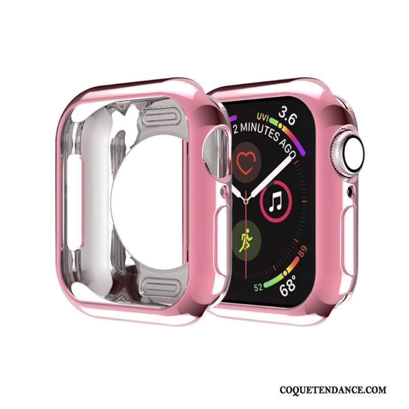 Apple Watch Series 2 Coque Silicone Fluide Doux Très Mince Or Étui