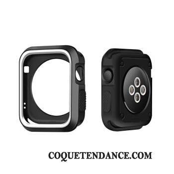 Apple Watch Series 2 Coque Silicone Étui Bicolore Blanc