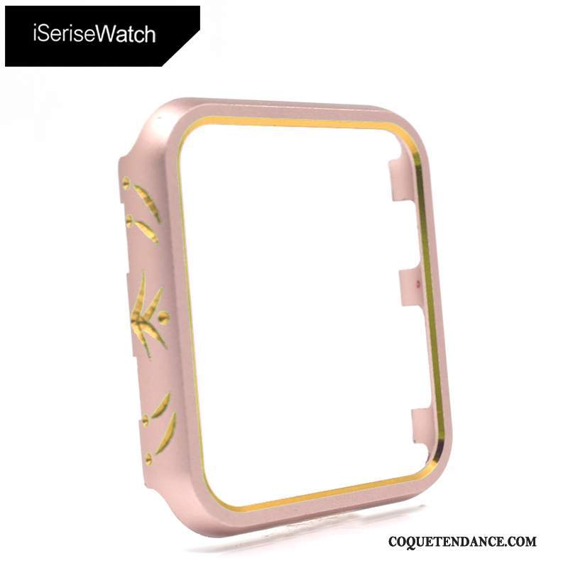 Apple Watch Series 2 Coque Étui Métal Or Protection