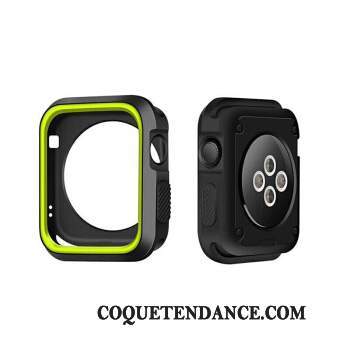 Apple Watch Series 3 Coque Bicolore Étui Vert Blanc