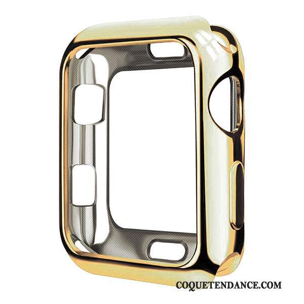 Apple Watch Series 3 Coque Or Placage Transparent Protection