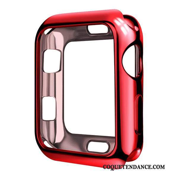 Apple Watch Series 3 Coque Or Placage Transparent Protection