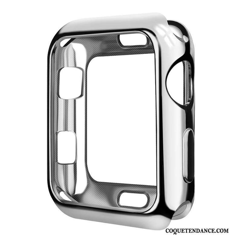 Apple Watch Series 3 Coque Or Placage Transparent Protection