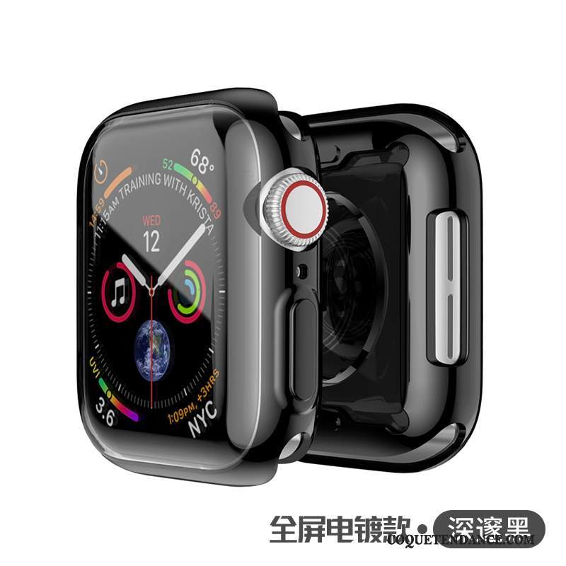Apple Watch Series 4 Coque Fluide Doux Étui Tout Compris Protection