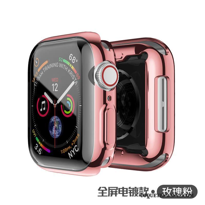 Apple Watch Series 4 Coque Fluide Doux Étui Tout Compris Protection