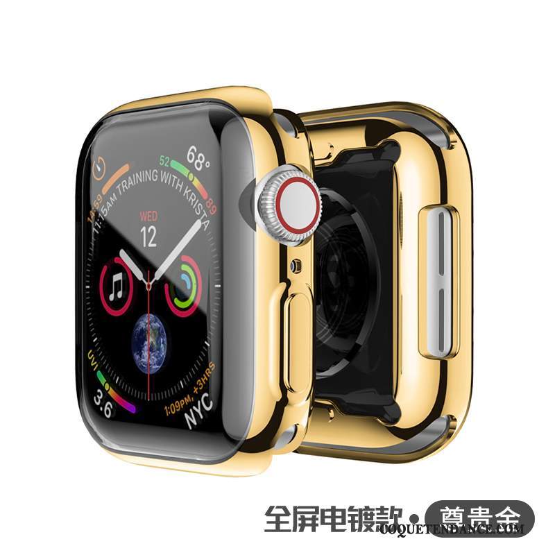 Apple Watch Series 4 Coque Fluide Doux Étui Tout Compris Protection