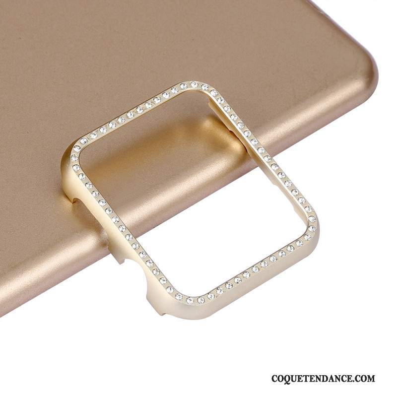 Apple Watch Series 4 Coque Incruster Strass Mince Métal Protection Incassable