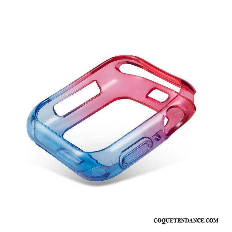 Apple Watch Series 4 Coque Sac Étui Coloré Fluide Doux Protection