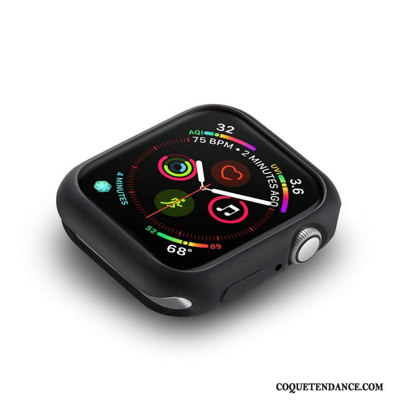 Apple Watch Series 5 Coque Fluide Doux Protection Délavé En Daim Tendance
