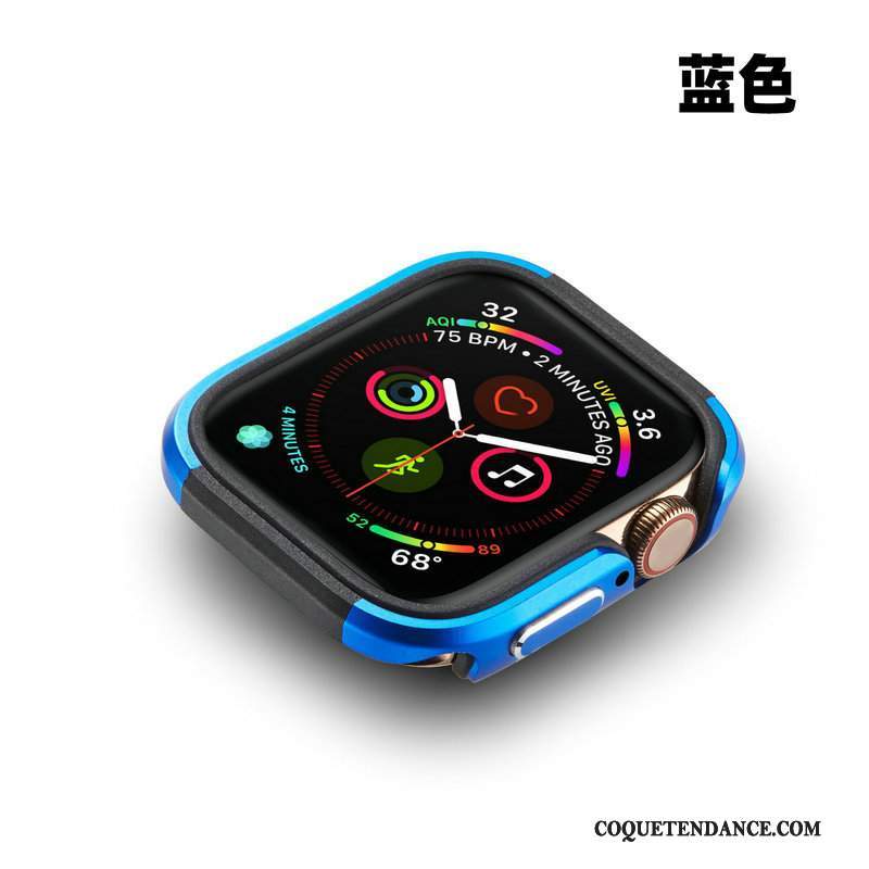 Apple Watch Series 5 Coque Incassable Protection Bleu Border