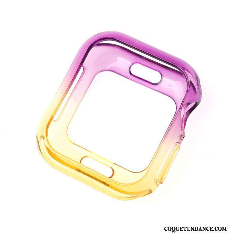 Apple Watch Series 5 Coque Personnalité Protection Tendance Incassable Transparent