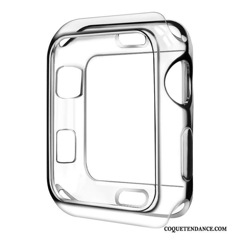 Apple Watch Series 5 Coque Transparent Placage Très Mince Étui