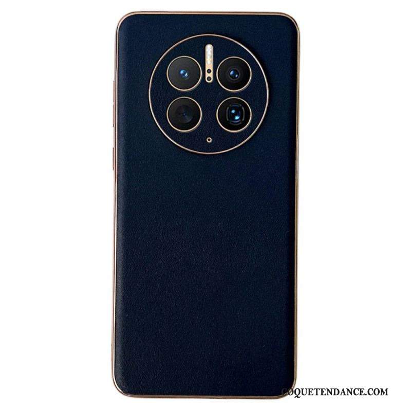 Coque Huawei Mate 50 Pro Véritable Cuir Color