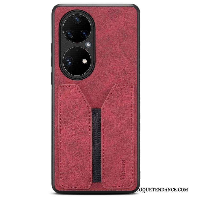 Coque Huawei P50 Pro Porte Cartes Élastique Denior