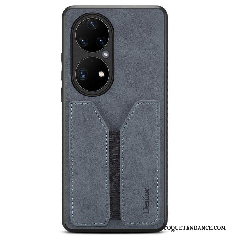 Coque Huawei P50 Pro Porte Cartes Élastique Denior