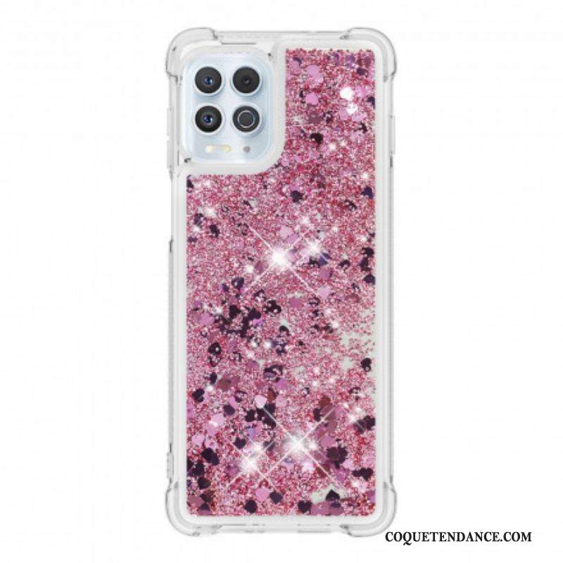 Coque Moto G100 Désires Paillettes