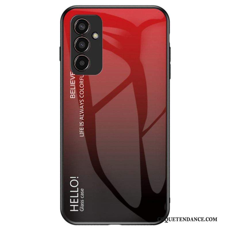 Coque Samsung Galaxy M13 Verre Trempé Hello