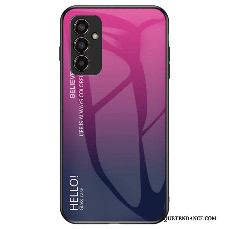 Coque Samsung Galaxy M13 Verre Trempé Hello