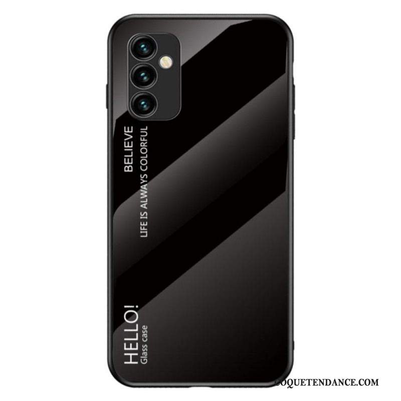 Coque Samsung Galaxy M23 5G Verre Trempé Hello