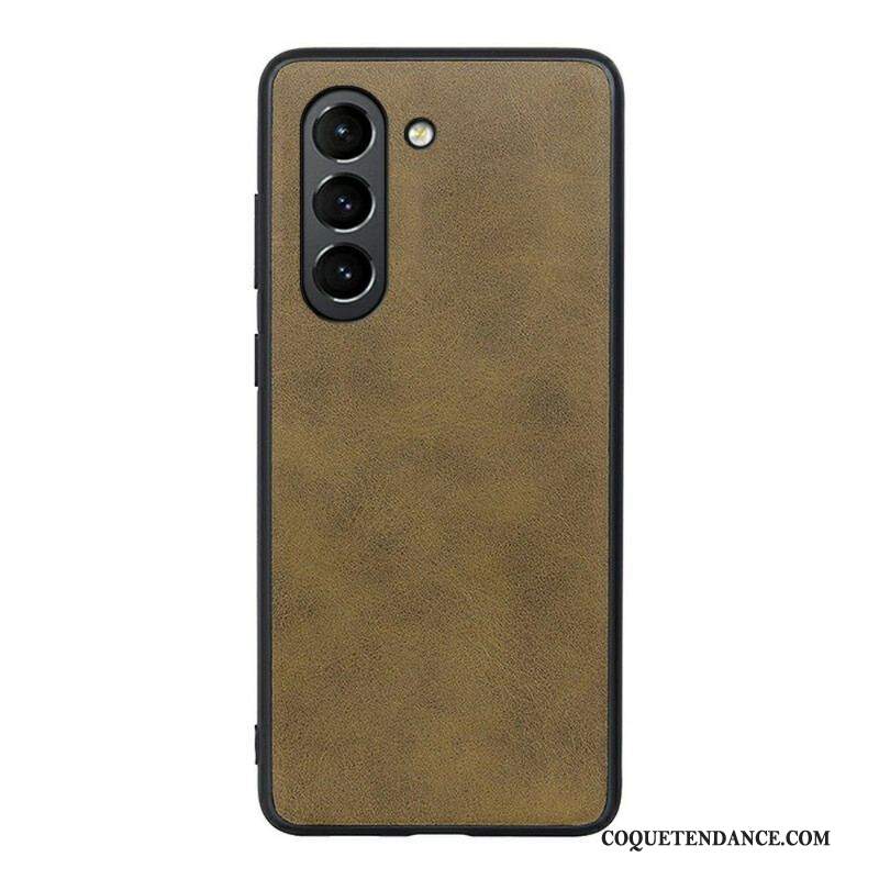 Coque Samsung Galaxy S21 FE Effet Cuir Look Raffiné