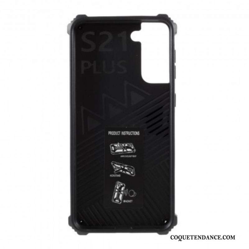 Coque Samsung Galaxy S21 Plus 5G Bicolore Support Amovible