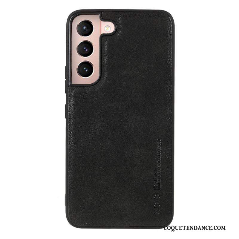 Coque Samsung Galaxy S22 5G X- Level Effet Cuir Vintage