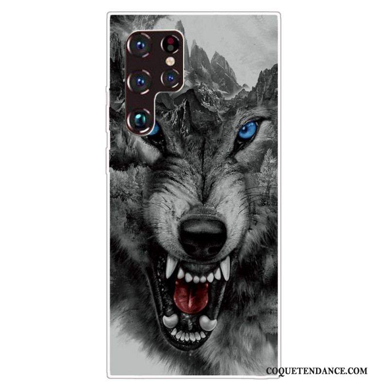 Coque Samsung Galaxy S22 Ultra 5G Sublime Loup