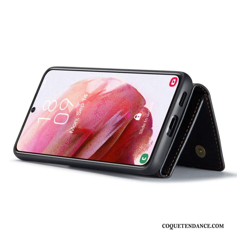 Coque Samsung Galaxy S23 5G Porte-Cartes Détachable DG.MING