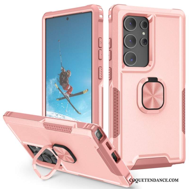 Coque Samsung Galaxy S24 Ultra 5G avec Anneau Rotatif Support