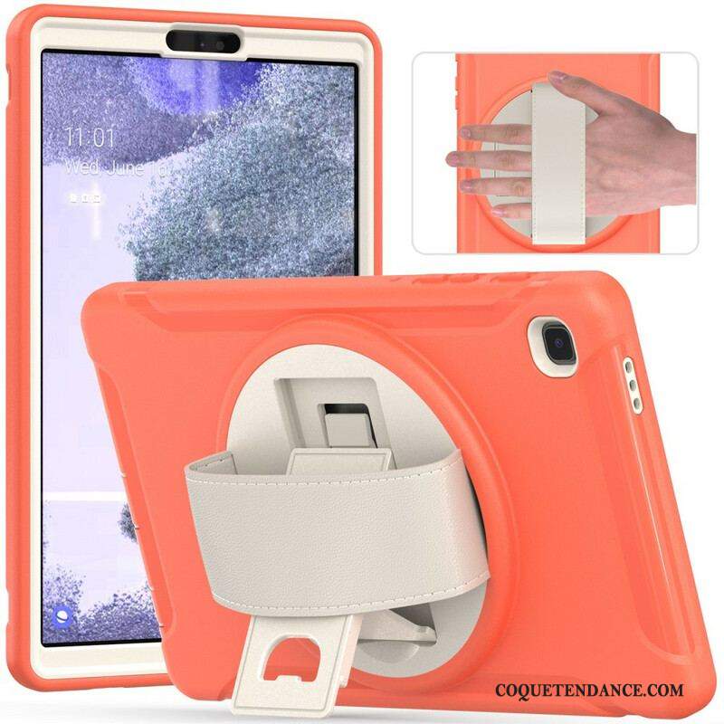 Coque Samsung Galaxy Tab A7 Lite Triple Protection avec Sangle et Support