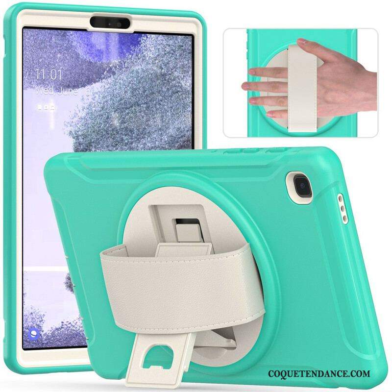 Coque Samsung Galaxy Tab A7 Lite Triple Protection avec Sangle et Support