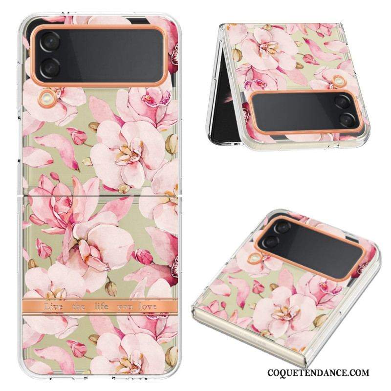 Coque Samsung Galaxy Z Flip 4 Florale