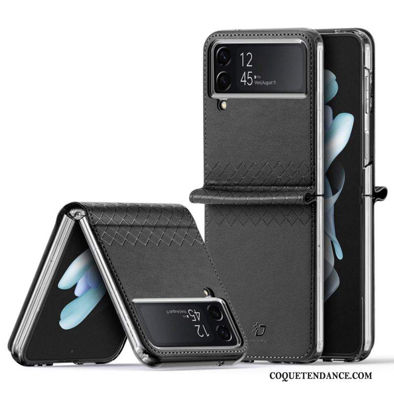 Coque Samsung Galaxy Z Flip 4 Simili Cuir Dux Ducis