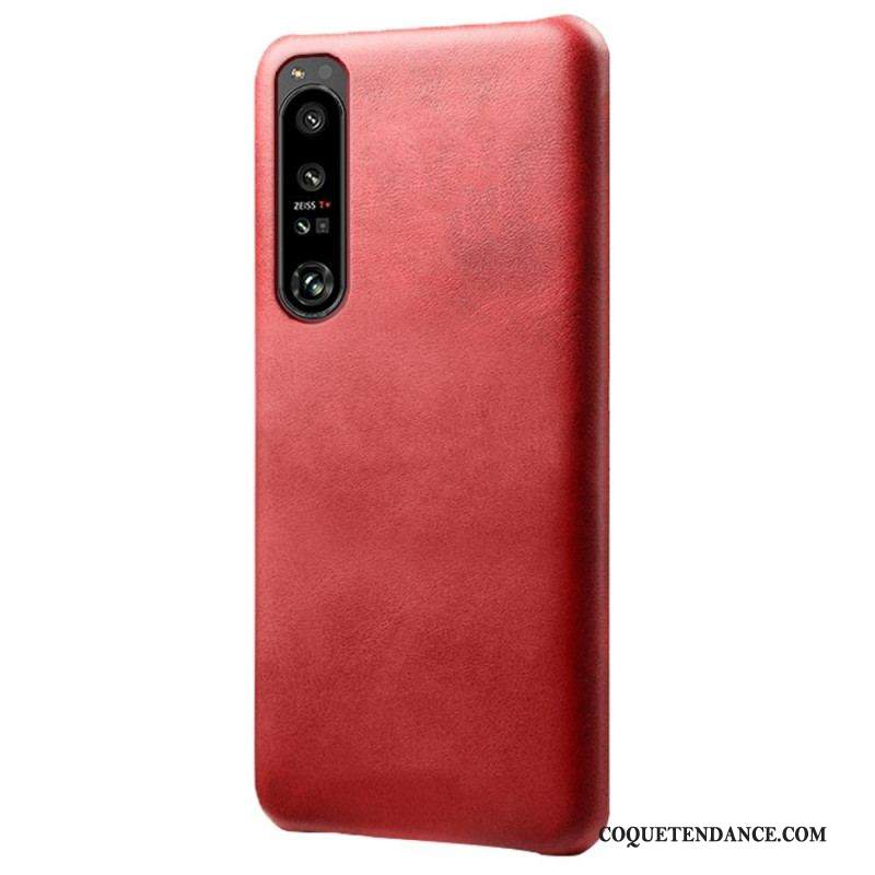 Coque Sony Xperia 1 IV Effet Cuir