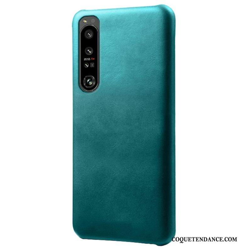 Coque Sony Xperia 1 IV Effet Cuir