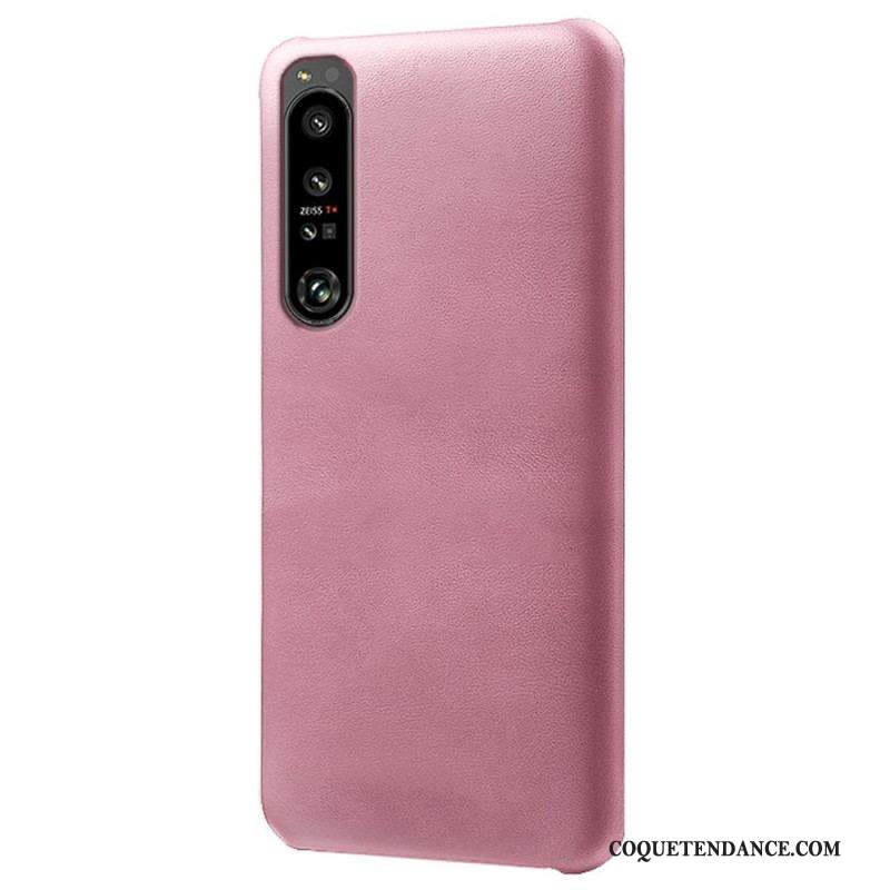 Coque Sony Xperia 1 IV Effet Cuir