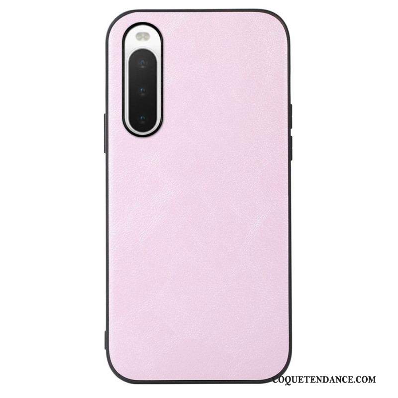 Coque Sony Xperia 10 IV Style Cuir Classy