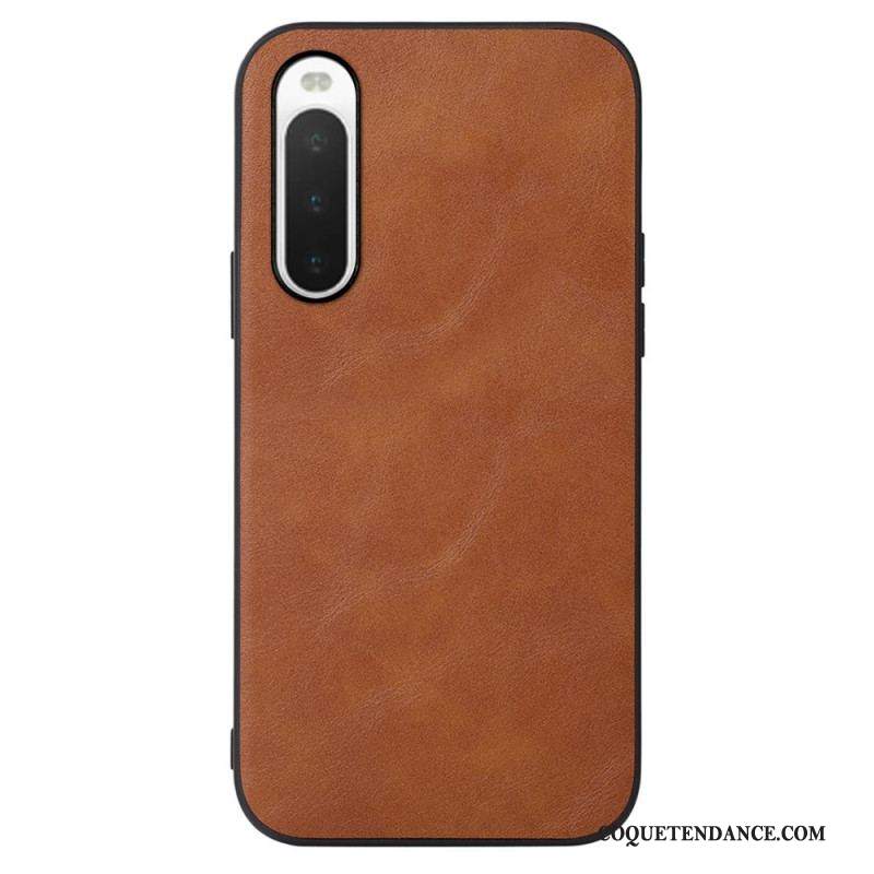 Coque Sony Xperia 10 IV Style Cuir Classy