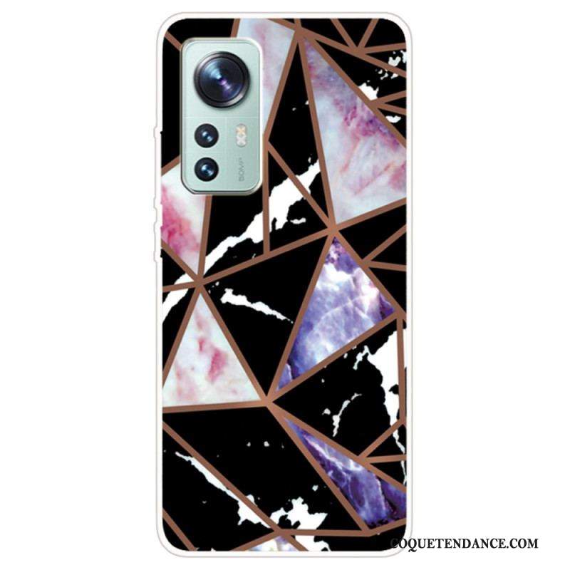 Coque  Xiaomi 12 / 12X  Marbre Géométrique Décliné