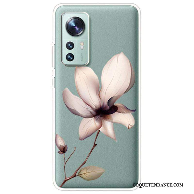 Coque  Xiaomi 12 / 12X  Transparente Une Fleur