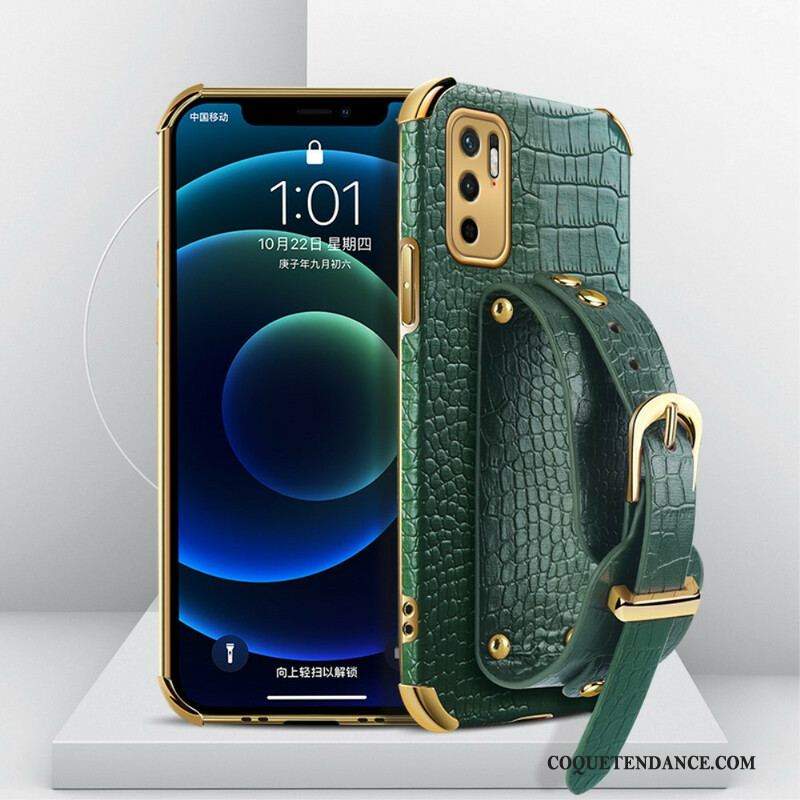 Coque Xiaomi Redmi Note 10 5G / Poco M3 Pro 5G Croco Bracelet