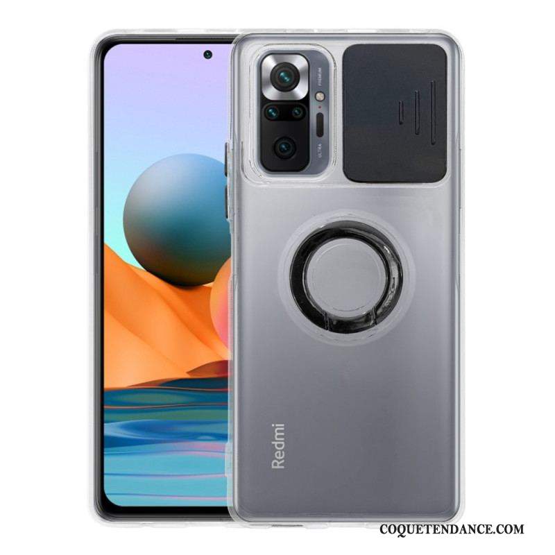 Coque Xiaomi Redmi Note 10 Pro Protège Appareil Photo avec Support