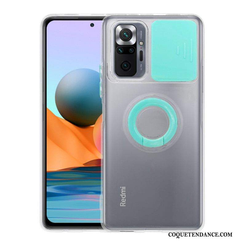 Coque Xiaomi Redmi Note 10 Pro Protège Appareil Photo avec Support