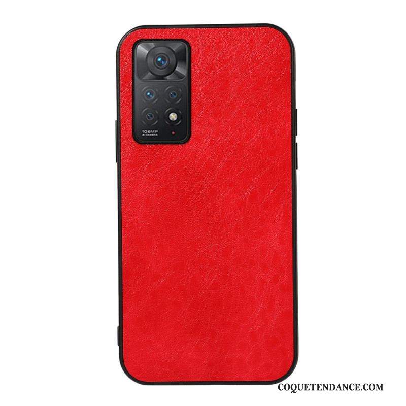 Coque Xiaomi Redmi Note 11 Pro / Note 11 Pro 5G Simili Cuir Texturé