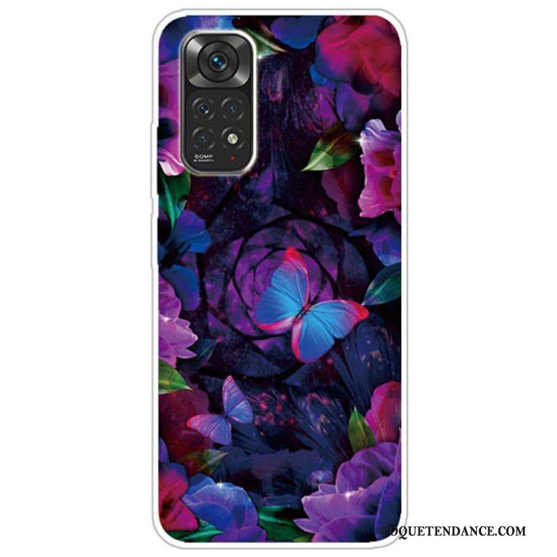 Coque Xiaomi Redmi Note 11 Pro /  Note 11 Pro 5G Variation Papillons