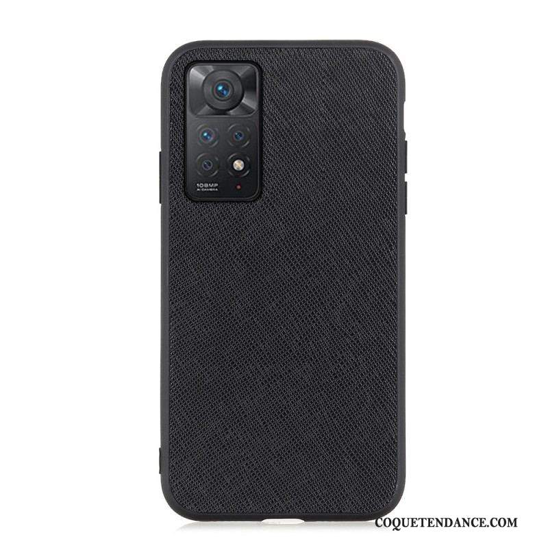 Coque Xiaomi Redmi Note 11 Pro / Note 11 Pro 5G Véritable Cuir Texturé